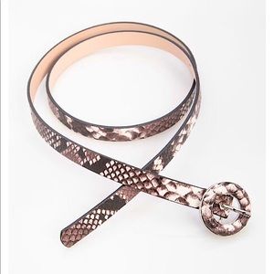 Sz M / XXL Phyton Skinny Belt